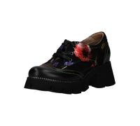 Schnürschuh LAURA VITA "LAURA VITA Halbschuhe Leder/Textil", Damen, Gr. 35, schwarz, Leder, Textil, Schuhe Schnürschuh (39022967-35)