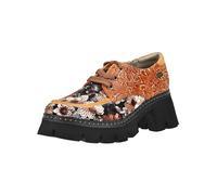 Schnürschuh LAURA VITA "LAURA VITA Halbschuhe Leder/Textil", Damen, Gr. 37, kastanie, Leder, Textil, Schuhe Schnürschuh (88641516-37) kastanie