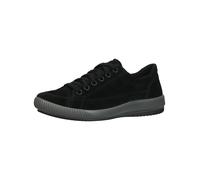 Schnürschuh LEGERO "Legero Halbschuhe Veloursleder", Damen, Gr. 39, schwarz, grau, Veloursleder, Schuhe Schnürschuh (69293051-39) schwarz, grau