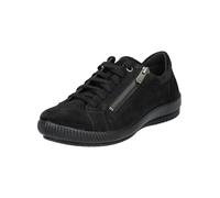 Schnürschuh LEGERO "Legero Sneaker Veloursleder/Textil", Damen, Gr. 41,5, schwarz, Textil, Veloursleder, Schuhe Schnürschuh (48699706-41,5) schwarz