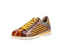 Schnürschuh MELVIN & HAMILTON "Melvin & Hamilton Halbschuhe Leder", Herren, Gr. 43, braun, gelb, Leder, Schuhe Schnürschuh (30332550-43) braun, gelb