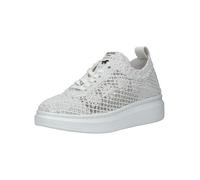 Schnürschuh MUSTANG SHOES "Mustang Shoes Sneaker Baumwolle", Damen, Gr. 38, weiß, Textil, Schuhe Schnürschuh (37621600-38) weiß