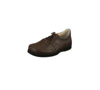 Schnürschuh NATURAL FEET "Karsten XL", Herren, Gr. 42, braun (dunkelbraun), Leder, Synthetik, Schuhe Schnürschuh, mit Stretchmaterial (23316351-42) dunkelbraun