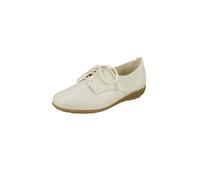 Schnürschuh NATURAL FEET "Larissa", Damen, Gr. 40, beige, Leder, Schuhe Schnürschuh, aus hochwertigem Hirschleder (85814329-40) beige