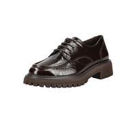 Schnürschuh PAUL GREEN "Paul Green Halbschuhe Glattleder", Damen, Gr. 38,5, mocca, Glattleder, Schuhe Schnürschuh (26197562-38,5) mocca
