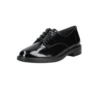 Schnürschuh PAUL GREEN "Paul Green Halbschuhe Glattleder", Damen, Gr. 40,5, schwarz, Glattleder, Schuhe Schnürschuh (55292451-40,5) schwarz