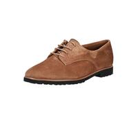 Schnürschuh PAUL GREEN "Paul Green Halbschuhe Veloursleder", Damen, Gr. 37, braun (nut), Veloursleder, Schuhe Schnürschuh (30896933-37) nut