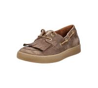 Schnürschuh PAUL GREEN "Paul Green Halbschuhe Veloursleder", Damen, Gr. 42, braun, Veloursleder, Schuhe Schnürschuh (34520404-42) braun