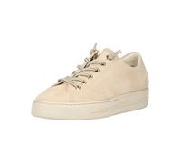 Schnürschuh PAUL GREEN "Paul Green Sneaker Leder", Damen, Gr. 38,5, beige, Leder, Schuhe Schnürschuh (62029457-38,5) beige