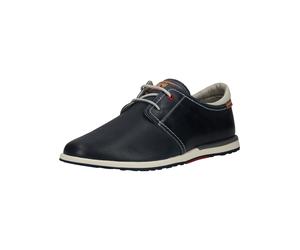 Schnürschuh PIKOLINOS "PIKOLINOS Businessschuhe Leder", Herren, Gr. 43, blau, weiß, Leder, Schuhe Schnürschuh (48277540-43) blau, weiß