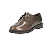 Schnürschuh REGARDE LE CIEL "Regarde Le Ciel Halbschuhe Leder", Damen, Gr. 40, braun (fango), Leder, Schuhe Schnürschuh (94140967-40) fango