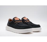 Schnürschuh REPLAY, Herren, Gr. 45, navy, Lederimitat, Veloursleder, unifarben mit Farbeinsatz, Schuhe Schnürschuh, Mokassin, Halbschuh, Casual-Sneaker mit gepolstertem Schaftrand (25524917-45) navy