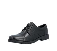 Schnürschuh RIEKER, Herren, Gr. 43, schwarz, Glattleder, festlich, Schuhe Schnürschuh, Anzugschuh, Business-Schnürer, Halbschuh in eleganter Optik (25808345-43) schwarz