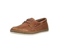 Schnürschuh RIEKER "Rieker Slipper Veloursleder", Herren, Gr. 45, braun, Veloursleder, Schuhe Schnürschuh (49081942-45) braun