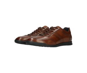 Schnürschuh SALAMANDER, Herren, Gr. 42, cognac, Glattleder, Schuhe Schnürschuh, Schnürschuh, Halbschuh, Business-Schnürer in weiter Form (86304131-42) cognac