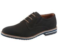 Schnürschuh SALAMANDER, Herren, Gr. 47, schwarz (dunkelblau), Leder, Basic, Schuhe Schnürschuh, Schnürer, Business Schuh, Halbschuh mit Blockabsatz (21877935-47) dunkelblau