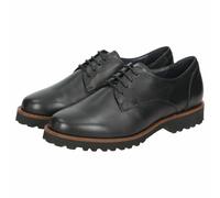 Schnürschuh SIOUX "Meredith-700-XL", Damen, Gr. 44 (UK 9 1/2), schwarz, Obermaterial: 100% Lammnappaleder LANA. 100% Gummi rubber., Schuhe Schnürschuh (86411754-44) schwarz