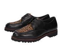 Schnürschuh SIOUX "Meredith-749-H", Damen, Gr. 39.5 (UK 6), braun, Obermaterial: 50% Lammnappaleder LANA. 50% Ziegenveloursleder GOVL. 100% Gummi rubber., Schuhe Schnürschuh (45721411-39,5) braun