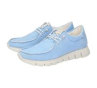 Schnürschuh SIOUX "Mokrunner-D-007", Damen, Gr. 38UK5, blau (hellblau), Obermaterial: 100% Textilmaterial TEXMAT. 100% Gummi rubber., Schuhe Schnürschuh (57023504-38) hellblau