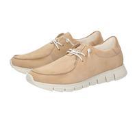Schnürschuh SIOUX "Mokrunner-D-007", Damen, Gr. 42UK8, beige, Obermaterial: 100% Ziegenveloursleder GOVL. 100% Gummi rubber., Schuhe Schnürschuh (40984319-42) beige