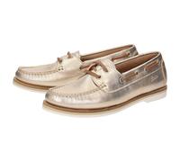 Schnürschuh SIOUX "Nakimba-700", Damen, Gr. 40 (UK 6 1/2), gold, Obermaterial: 100% Ziegenleder goatskin. 100% Gummi rubber., Schuhe Schnürschuh (11574341-40) gold
