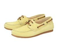 Schnürschuh SIOUX "Simadesa-701", Damen, Gr. 42 (UK 8), gelb, Obermaterial: 100% Kalbsveloursleder CAVL. 100% Gummi rubber., Schuhe Schnürschuh (31360131-42) gelb