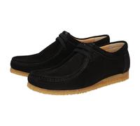 Schnürschuh SIOUX "Tils grashop.-D 001", Damen, Gr. 41.5 (UK 7 1/2), schwarz, Obermaterial: 100% Kalbsveloursleder CAVL. 100% Naturkautschuk NaRubber., Schuhe Schnürschuh (54082032-41,5) schwarz