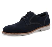 Schnürschuh TAMARIS, Herren, Gr. 42, navy, Veloursleder, Schuhe Schnürschuh, Halbschuh mit dezenten Ziernähten, für Herren (21283221-42) navy