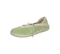 Schnürschuh THINK "Think Halbschuhe Leder", Damen, Gr. 40, grün, beige, Leder, Schuhe Schnürschuh (99201441-40) grün, beige