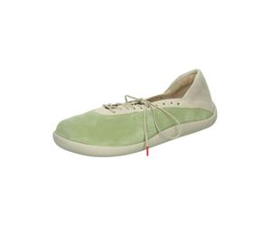 Schnürschuh THINK "Think Halbschuhe Leder", Damen, Gr. 41, grün, beige, Leder, Schuhe Schnürschuh (99201441-41) grün, beige