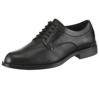 Schnürschuh TOMMY HILFIGER "CORPORATE HILFIGER LTH DERBY", Herren, Gr. 41, schwarz, Leder, Schuhe Schnürschuh, Blockabsatz, Festtagsschuh, Abendschuh in eleganter Linie (34123335-41) schwarz