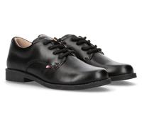 Schnürschuh TOMMY HILFIGER, Kinder, Gr. 33, schwarz, Lederimitat, elegant, Schuhe, Konfirmationsschuh, Kommunionsschuh, Anzugschuh mit Lederfutter (24648749-33) schwarz