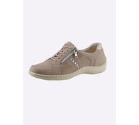 Schnürschuh WALDLÄUFER, Damen, Gr. 4,5, beige, Nubukleder, Schuhe Schnürschuh (31302864-4,5) beige