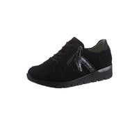 Schnürschuh WALDLÄUFER, Damen, Gr. 5,5, schwarz, Nubukleder, Schuhe Schnürschuh (99603013-5,5) schwarz