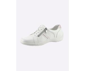 Schnürschuh WALDLÄUFER, Damen, Gr. 7.5, weiß, Glattleder, Nubukleder, Schuhe Schnürschuh (77431062-7,5) weiß