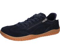 Schnürschuh WALDLÄUFER "H-Boris", Herren, Gr. 9 (43), blau (nachtblau), Veloursleder, Schuhe Schnürschuh, Komfortschuh, mit Schnürung und Reißverschluss, in H-Weite (71560451-9) nachtblau