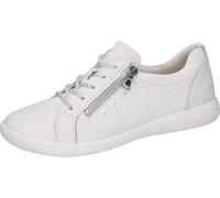 Schnürschuh WALDLÄUFER "H-CLOÈ", Damen, Gr. 7 (40,5), weiß, Glattleder, Textil, Schuhe Schnürschuh, in H-Weite, Freizeitschuh, Halbschuh, Schnürer, Topseller (90725461-7)