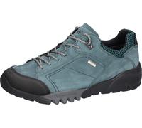 Schnürschuh WALDLÄUFER "H-Fritz", Herren, Gr. 9 (43), blau (schwarz petrol türkis), Gummi, Nubukleder, Textil, Schuhe Schnürschuh, Outdoorschuh, Wanderschuh, Sneaker mit TEX-Membrane, H-Weite (2249636