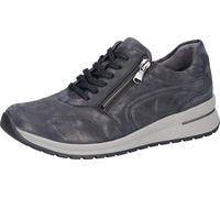 Schnürschuh WALDLÄUFER "H-Inessa", Damen, Gr. 7,5 (41), marine, Nappaleder, Schuhe Schnürschuh, Bequemschuh, Halbschuh, Sneaker in Komfortweite H = sehr weit (25160134-7,5) marine