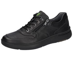 Schnürschuh WALDLÄUFER "HEIKO", Herren, Gr. 7 (40,5), schwarz, Nappaleder, unifarben, Schuhe Schnürschuh, Komfortschuh, Bequemschuh, Sneaker in Schuhweite H (= sehr weit) (49503523-7) schwarz