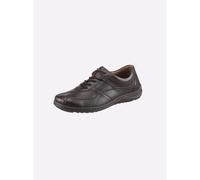 Schnürschuh WALDLÄUFER, Herren, Gr. 8,5, braun (schoko), Glattleder, Rindsleder, Basic, Schuhe Schnürschuh (77257046-8,5) schoko