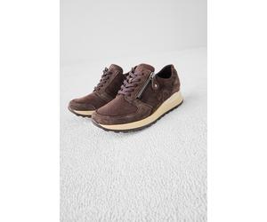 Schnürschuh WALDLÄUFER "Hiroko-Soft", Damen, Gr. 4 (37), braun, leo, Leder, Textil, Schuhe Schnürschuh, Halbschuh, Komfortschuh, Bequemschuh in H-Weite (99638536-4) braun, leo