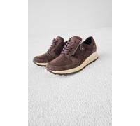 Schnürschuh WALDLÄUFER "Hiroko-Soft", Damen, Gr. 7 (40,5), braun, leo, Leder, Textil, Schuhe Schnürschuh, Halbschuh, Komfortschuh, Bequemschuh in H-Weite (99638536-7) braun, leo
