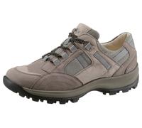Schnürschuh WALDLÄUFER "HOLLY", Damen, Gr. 8,5 (42,5), grau (taupe, beige), Nubukleder, Textil, Schuhe Schnürschuh, Bequemschuh, Halbschuh, Outdoorschuh in Trekking-Optik, H-Weite (47080350-8,5) taupe