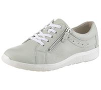 Schnürschuh WALDLÄUFER "IRA", Damen, Gr. 4,5 (37,5), grau (mint), Nappaleder, unifarben, Schuhe Schnürschuh, Sneaker, Freizeitschuh, Halbschuh in Komfortweite H (=sehr weit) (31927707-4,5) mint