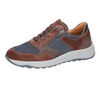 Schnürschuh WALDLÄUFER "K-John", Herren, Gr. 6,5 (40), braun, blau, Schuhe Schnürschuh, Halbschuh, Schürschuh in Extraweite K für den kräftigen Fuß (49378010-6,5) braun, blau