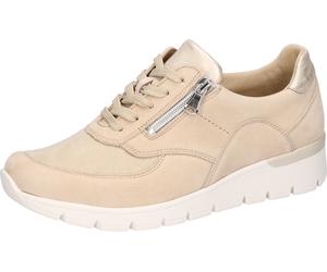 Schnürschuh WALDLÄUFER "K-RAMONA-Soft", Damen, Gr. 6,5, rosé, rosßégoldfarben, Nappaleder, Nubukleder, Textil, Schuhe Schnürschuh, Freizeitschuh, Halbschuh mit Orthotritt-Ausrüstung, K-Weite (29297333