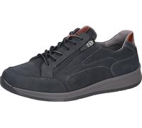 Schnürschuh WALDLÄUFER "Kilian", Herren, Gr. 11 (46), blau (marine cognac), Nappaleder, Nubukleder, Schuhe Schnürschuh, Halbschuh, Bequemschuh, Sneaker in Extraweite K (19038060-11) marine cognac