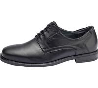 Schnürschuh WALDLÄUFER "Kuno", Herren, Gr. 10 (44,5), schwarz, Nappaleder, Schuhe Schnürschuh, in eleganter Optik, H-Weite, Freizeitschuh, Halbschuh, Schnürschuh (35970053-10) schwarz