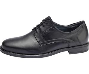 Schnürschuh WALDLÄUFER "Kuno", Herren, Gr. 7 (40,5), schwarz, Nappaleder, Schuhe Schnürschuh, in eleganter Optik, H-Weite, Freizeitschuh, Halbschuh, Schnürschuh (35970053-7) schwarz